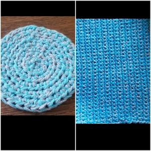 100% organic cotton washcloth and face scrubbie